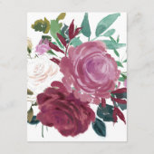 Carte D'accompagnement Amour en fleurs (Dos)