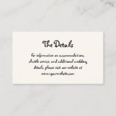 Carte D'accompagnement Amour | Mariage manuscrit français illustré (Devant)