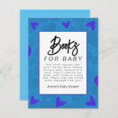 Carte D'accompagnement Amoureux | Livres Pour Bébé (Devant / Derrière)