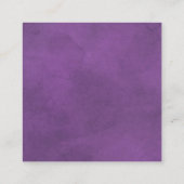 Carte D'accompagnement Analyser le code QR en ligne RSVP mariage violet e (Dos)