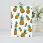 Carte D'accompagnement Ananas dansant (Debout devant)