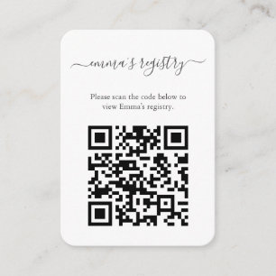 Carte D'accompagnement Ancre florale Nautique RSVP Détails QR Code
