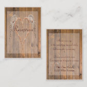 Carte D'accompagnement Angel Wings Mariage (Devant / Derrière)