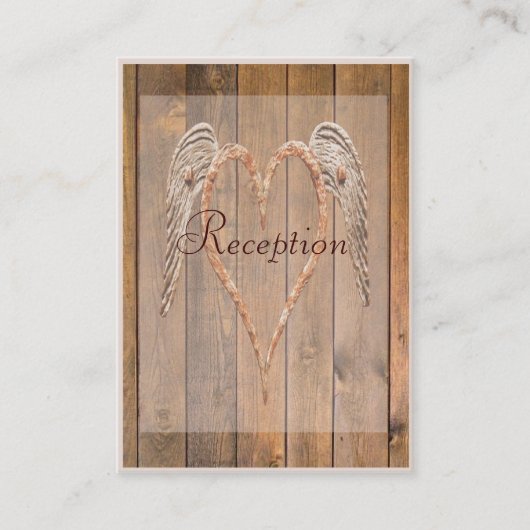 Carte D'accompagnement Angel Wings Mariage (Devant)