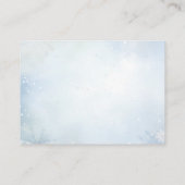 Carte D'accompagnement Animaux boisés Oh Baby Winter Diaper Raffle (Dos)