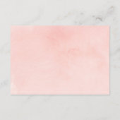 Carte D'accompagnement Animaux De Bois, Fleurs Roses, Raffle De Déchets (Dos)