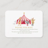 Carte D'accompagnement Animaux de cirque Livres pour bébé  (Devant)