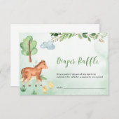 Carte D'accompagnement Animaux de ferme Rupture à thème de la couche (Devant / Derrière)