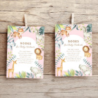 Animaux de safari boho doux livres roses pour bébé