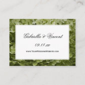 Carte D'accompagnement Annabelle Hydrangea Mariage Website Card (Devant)