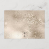 Carte D'accompagnement Anneaux de Mariage or sur Mariage or Détails (Dos)