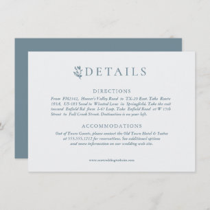 Carte D'accompagnement Antlers rustiques avec couronne fleurie   MARIAGE