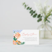 Carte D'accompagnement Aperol Spritz Carrelage bleu Positano Affichage Do (Debout devant)