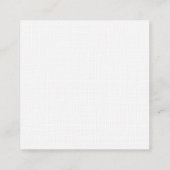 Carte D'accompagnement Appel de script Calligraphie Mariage Moderne Enreg (Dos)