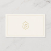 Carte D'accompagnement Appel doré calligraphie élégant code QR mariage RS (Dos)