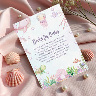 Carte D'accompagnement Apportez un Baby shower Book Pearl sous la mer