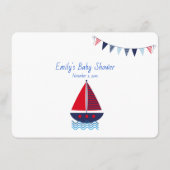 Carte D'accompagnement Apportez un livre, Bateaux à voile, Nautique, Pers (Dos)