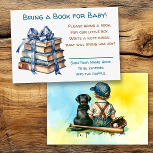 Carte D'accompagnement Apportez un livre pour bébé BABY SHOWER