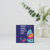 Carte D'accompagnement April Fool's day Paper Plate (Debout devant)