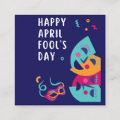 Carte D'accompagnement April Fool's day Paper Plate (Devant)