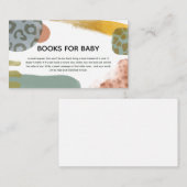 Carte D'accompagnement Aquarelle Abstraite Livres de peinture animale pou (Devant / Derrière)