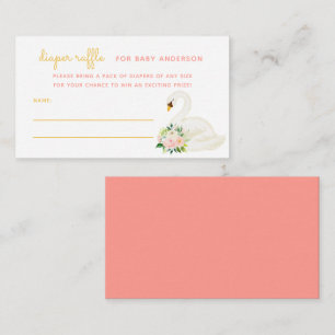 Carte D'accompagnement Aquarelle Baby shower de laine Raffin