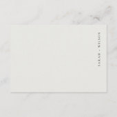 Carte D'accompagnement Aquarelle bleu orné Peacock Réception de mariage (Dos)