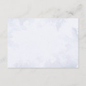 Carte D'accompagnement Aquarelle Blue Golden Mountains Réception de maria (Dos)