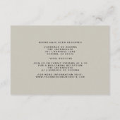 Carte D'accompagnement Aquarelle Boho Calla Lily Floral (Dos)