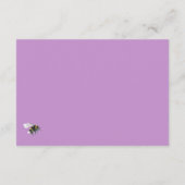 Carte D'accompagnement Aquarelle Boho Fleurs Baby shower Diaper Raffle (Dos)