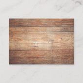 Carte D'accompagnement Aquarelle botanique Site Mariage de bois RSVP (Dos)