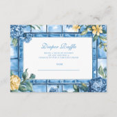 Carte D'accompagnement Aquarelle Ciao, Bébé Italien Diapper Raffle (Devant)