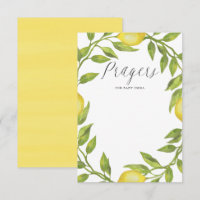 Aquarelle Citron vert Prières de couronnes pour bé