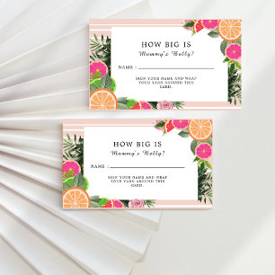 Carte D'accompagnement Aquarelle Citrus Fruits quelle est la taille du ve