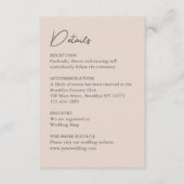 Carte D'accompagnement Aquarelle classique Anglais Manor House Mariage (Devant)