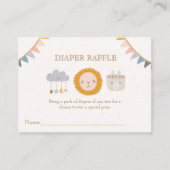 Carte D'accompagnement Aquarelle Cute Bébé Jouets Déchets Raffle (Devant)