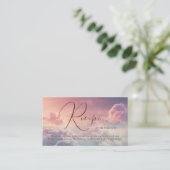 Carte D'accompagnement Aquarelle Dreamy Cloud Neuf Fête des mariées Recet (Debout devant)