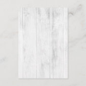 Carte D'accompagnement Aquarelle Floral Réception Détails / Directions (Dos)