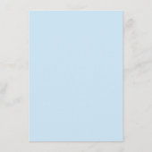 Carte D'accompagnement Aquarelle florale Light Blue Navy Détails du Maria (Dos)