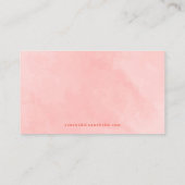 Carte D'accompagnement Aquarelle Foliage Terracotta QR CODE Mariage RSVP (Dos)