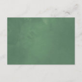 Carte D'accompagnement Aquarelle Herbarium Mariage géométrique (Dos)