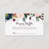 Carte D'accompagnement Aquarelle Illustré Filet à rousseur floral (Devant)