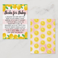 Aquarelle Lemon Tree Baby shower Demande de réserv