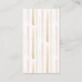 Carte D'accompagnement Aquarelle Ligne Forêt Bébé Merci animal (Dos)