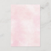 Carte D'accompagnement Aquarelle Lotus Mariage Chinois Enregistrer La Dat (Dos)