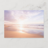 Carte D'accompagnement Aquarelle moderne Informations sur le Mariage sola (Dos)