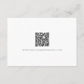 Carte D'accompagnement Aquarelle moderne Palm Beach QR Code Mariage (Dos)