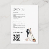 Carte D'accompagnement Aquarelle Nouveaux mariés