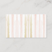 Carte D'accompagnement Aquarelle Pinceau Forêt Bébé Animaux Merci (Dos)