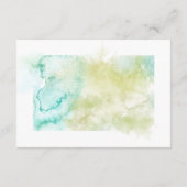 Carte D'accompagnement Aquarelle Réception de mariage géométrique en cris (Dos)